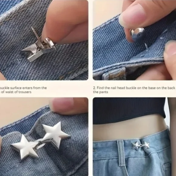 NEW Star-shaped jeans fit adjustment - Picture 2 of 5